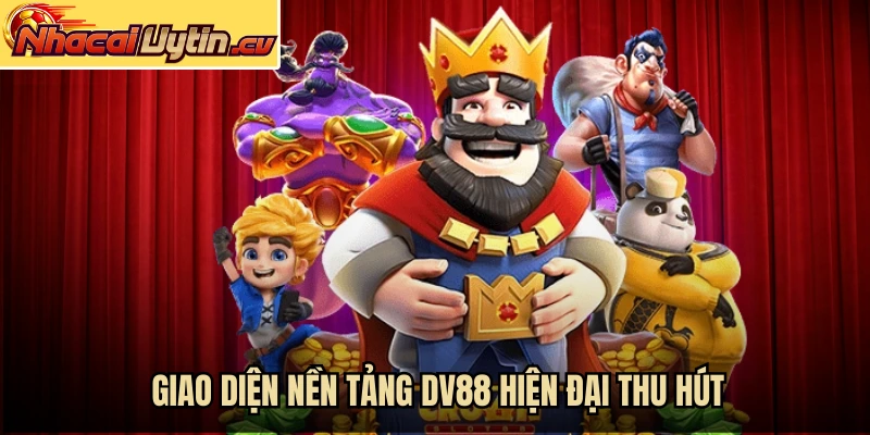 Giao diện nền tảng Dv88 hiện đại thu hút